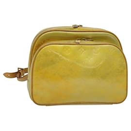 LOUIS VUITTON Monogram Vernis Murray Backpack Yellow M91040 LV