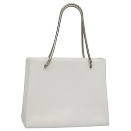 Borsa a spalla a catena GIVENCHY in pelle bianca e argento Auth bs28975 - Givenchy