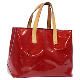 LOUIS VUITTON Borsa a Mano Monogram Vernis Reade PM Pomme D'amour M91990 Auth 139642