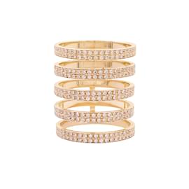 Repossi-Ring, Modell 'Berbère' aus Roségold und Diamanten.