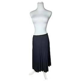 Falda plisada vintage Givenchy 36/S negra