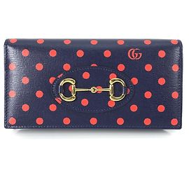 Portafoglio a catena Gucci Horsebit 1955 Dot