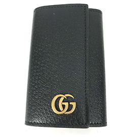 Gucci GG Marmont Leder Schlüsseletui