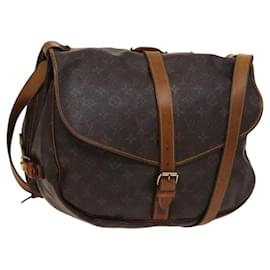 LOUIS VUITTON Borsa a Spalla Monogram Saumur 35 M42254 LV Auth 138785