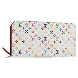LOUIS VUITTON Portafoglio Insolite Multicolore Bianco M93750 Auth 138930V