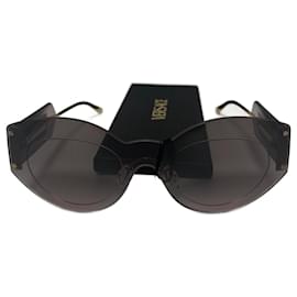 Versace Damier Plakette Schild Sonnenbrille