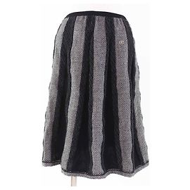 Falda de lana COCOMark de Chanel