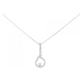 Autre Marque Collana in diamante in oro bianco Au750