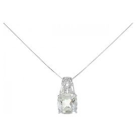 Autre Marque Collana in diamante di quarzo K18WG