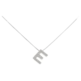 Collana con iniziale E in diamante Au750 - Autre Marque