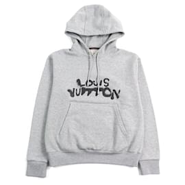 Hoodie in cotone con stampa logo HLY68W di Louis Vuitton