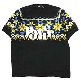 Autre Marque kolor 24SCM-N02302 Camiseta de punto de algodón y nylon de manga corta
