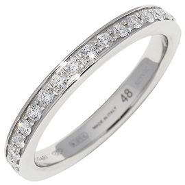 Bulgari BVLGARI Ring aus Pt950 mit Diamanten, Größe 8, gewidmet Venedig