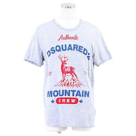Autre Marque Camiseta de algodón MOUNTAIN CREW Dsquared2