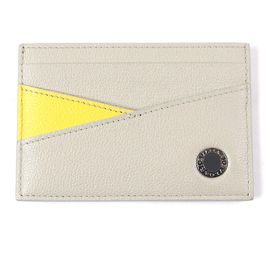 Bulgari Estuche para tarjetas de visita de cuero con logo BVLGARI BVLGARI MAN