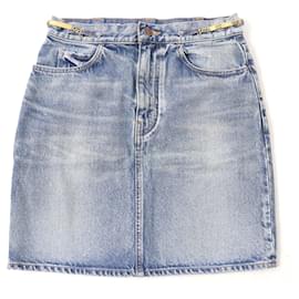 Washed Denim Kette Rock Celine S195 571Q 08YC - Céline