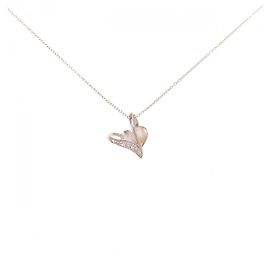 Autre Marque Collana in oro rosa K10 e diamanti