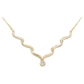 Autre Marque Collar de diamante Au750