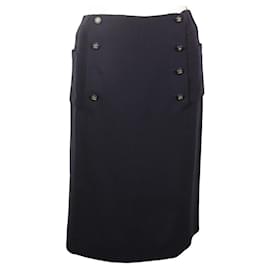 Falda de lana Chanel Coco Mark