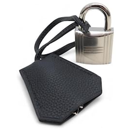 NEW ZIPPER WITH BELL HERMES BIRKIN HIGH WITH STRAP GRAINED BLACK PADLOCK - Hermès
