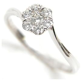 Chow Tai Seng Flower Diamant Ring aus Au750 - Autre Marque