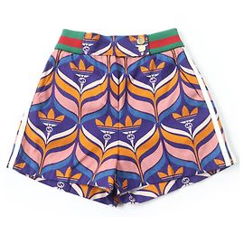 Pantalones cortos de algodón Gucci×adidas Trefoil Web Line