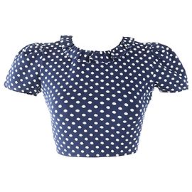 Miu Miu MJN277 1DVC Maglione in Poliamide e Cotone
