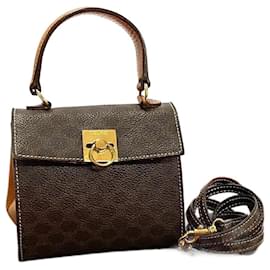 Céline Borsa 2way in pelle e PVC Celine Macadam Blason