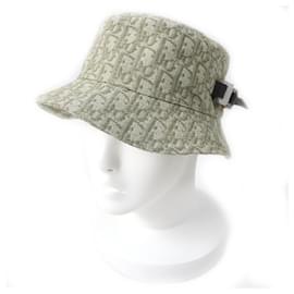 Cappello bucket in jacquard di cotone poliestere Dior Oblique