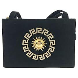 Versace Sunburst Wildleder 2-Wege-Tasche