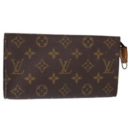 LOUIS VUITTON Monogram Bucket GM Accessory Pouch LV Auth hk2877