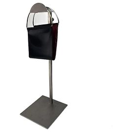 Autre Marque Mini borsa in pelle verniciata vintage Cartier / Portafoglio nero