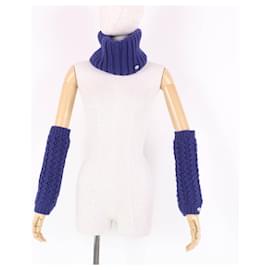 Chanel Snood in maglia, scaldacollo e scaldabraccia in lana, accessorio 2 in 1