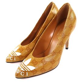 GG Kristall Pumps mit Trefoil-Logo Gucci×adidas