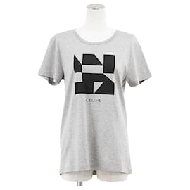 Celine Signature T-Shirt aus Baumwolle - Céline