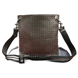 Bolsa de ombro de couro Bottega Veneta