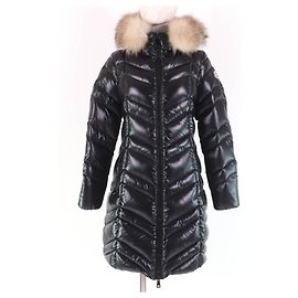Abrigo de plumas Moncler FULMAR de piel de zorro Pharma