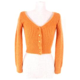 Cardigan corto in mohair con scollo a V Celine - Céline