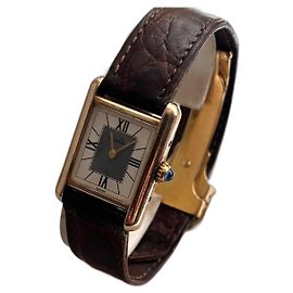 Cartier Tank Vintage Uhr Vermeil Gold