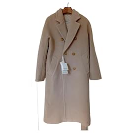 Abrigo Max Mara de lana y cachemira crema