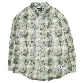 Autre Marque Camisa Larga a Cuadros BLEACH CHECK Gracias Camisa de Algodón Edición Limitada