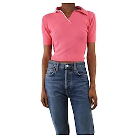 Polo de punto rosa con espalda abierta - talla UK 6 - Jacquemus