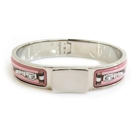 Hermes Click-Clack Metal Enamel Bangle Bracelet - Hermès