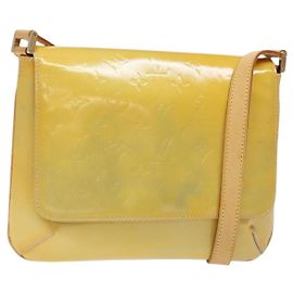 LOUIS VUITTON Borsa Thompson Street Monogram Vernis Grigia M91008 LV Auth gh689