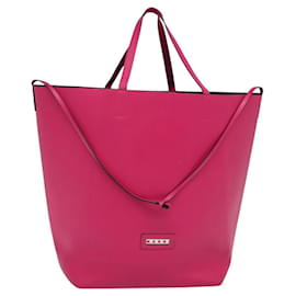 Borsa Tote in pelle rosa MARNI Auth gh503 - Marni
