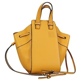 LOEWE Borsa a mano Hammock Compact in pelle gialla Auth 135252M - Loewe