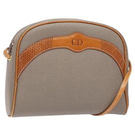 Borsa a Spalla Christian Dior in Pelle Grigia Auth ti3384