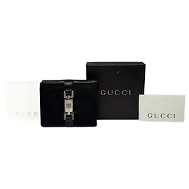 Vintage Gucci Jackie Geldbörse schwarz