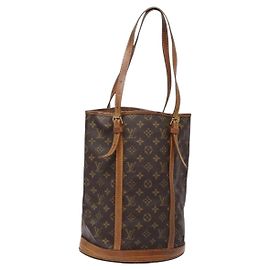 LOUIS VUITTON Sac à épaule Monogram Bucket GM M42236 LV Auth th6295