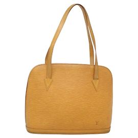 LOUIS VUITTON Borsa a Spalla Epi Lussac Gialla M52289 LV Auth gh567